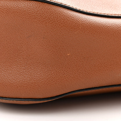 Burberry Grainy Calfskin Small Elmstone Hobo Tan 13 of 13