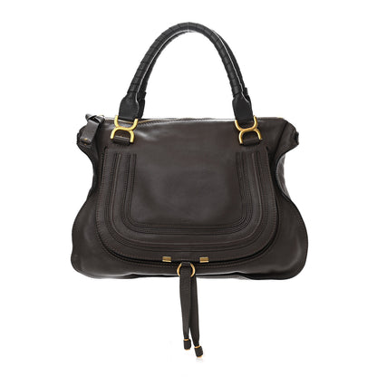 Chloe Calfskin Large Marcie Satchel Cashmere Grey 1 of 15