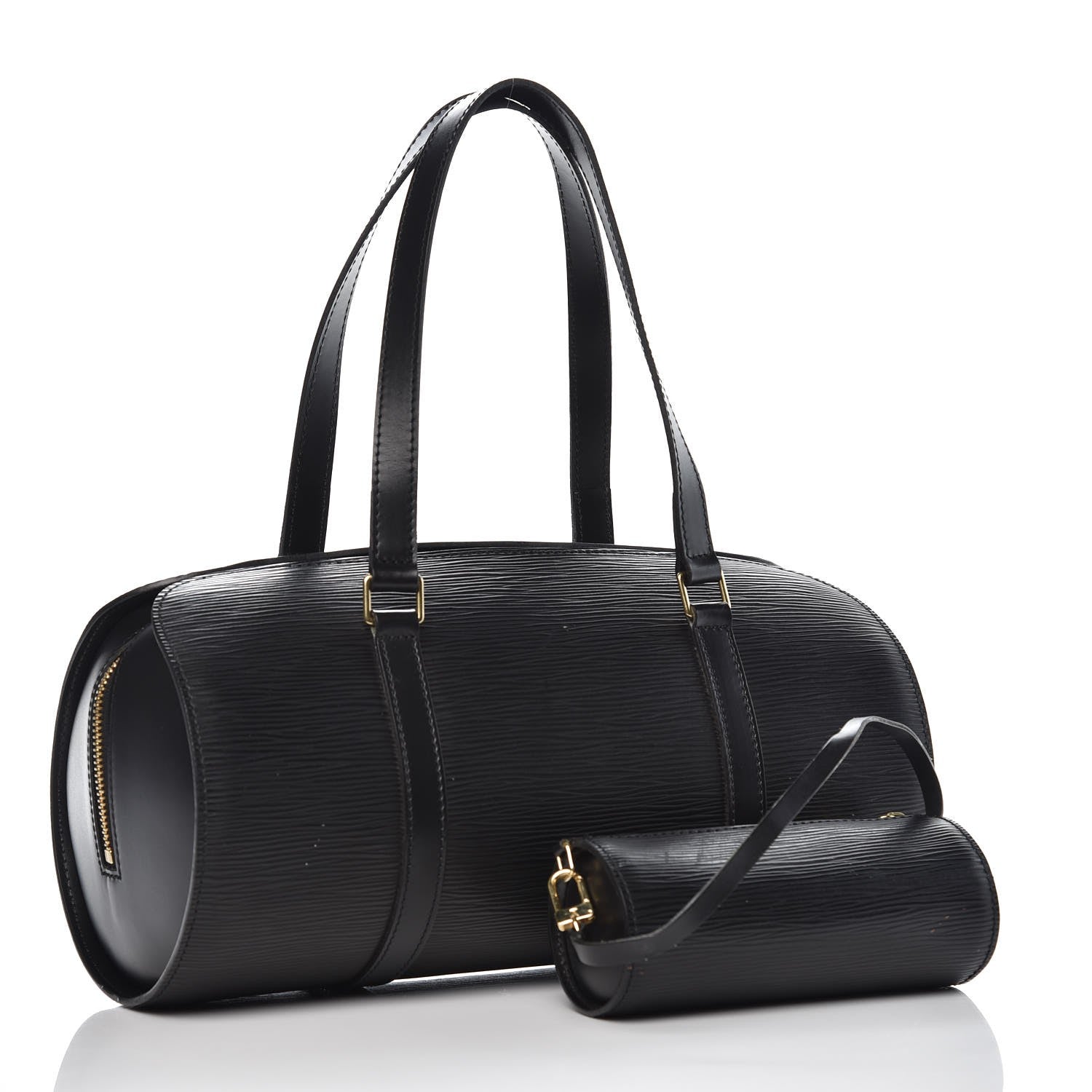 Louis Vuitton Epi Soufflot Black 4 of 17