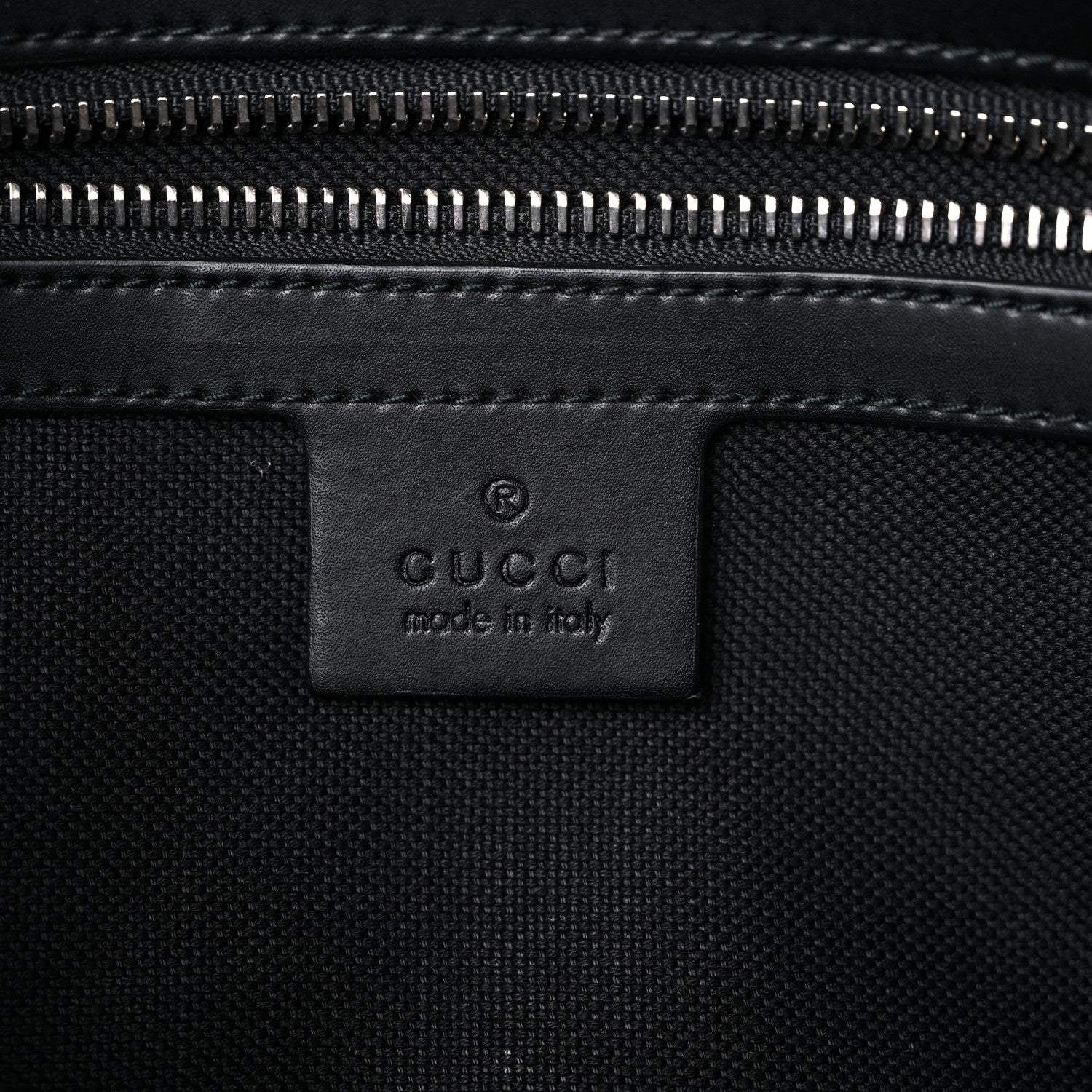 Gucci Soft GG Supreme Monogram Web Belt Bag Black Grey 6 of 9