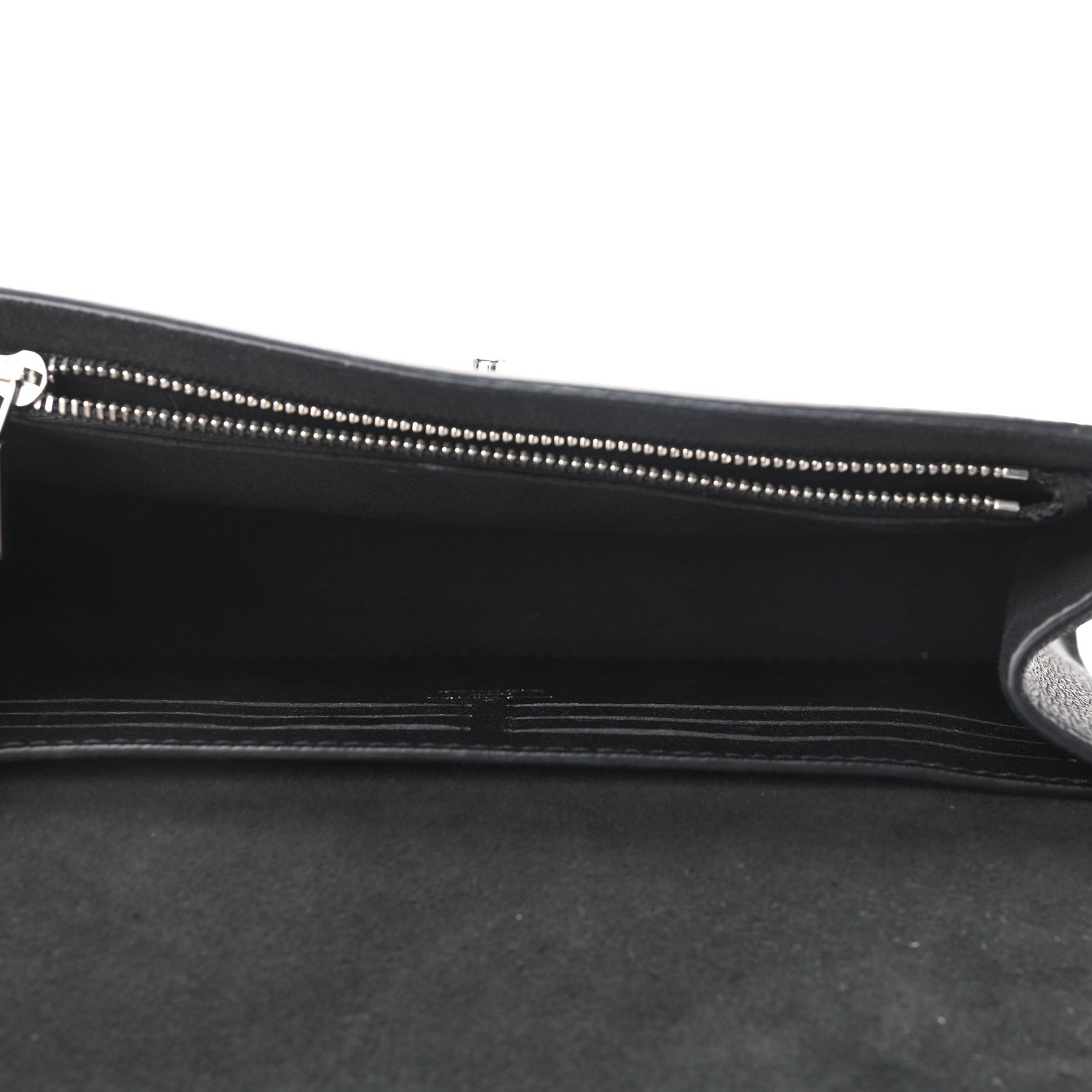 Louis Vuitton Calfskin Lockme Clutch Black 5 of 12