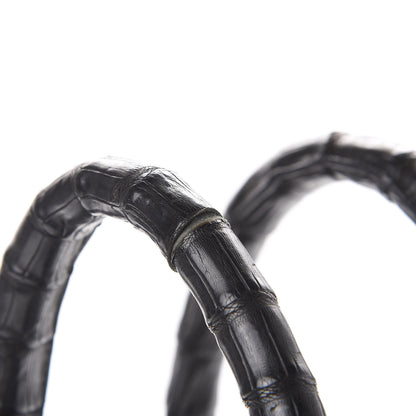 Nancy Gonzalez Crocodile Tote Black 9 of 10