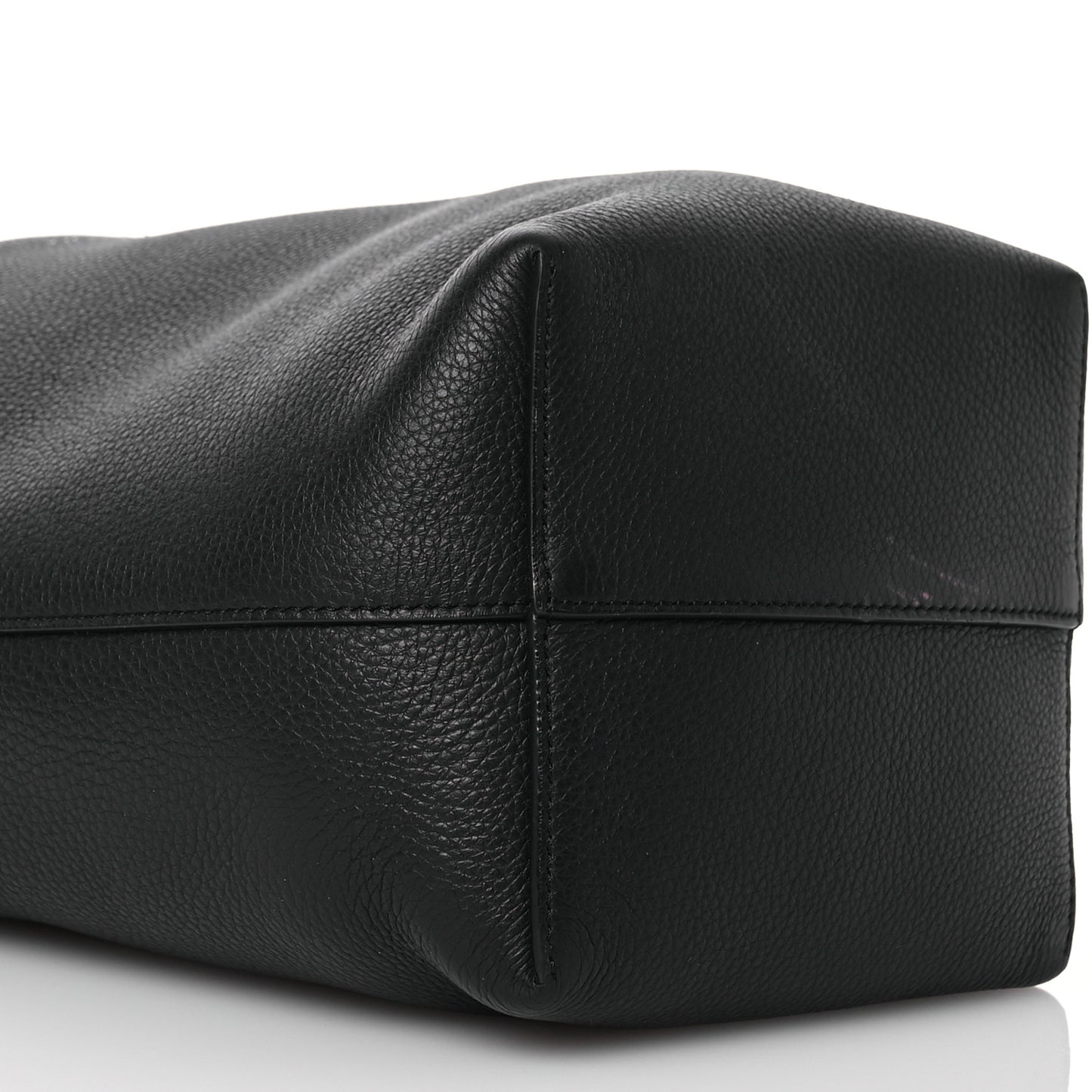 Grained Calfskin Small N/S Park Tote Black