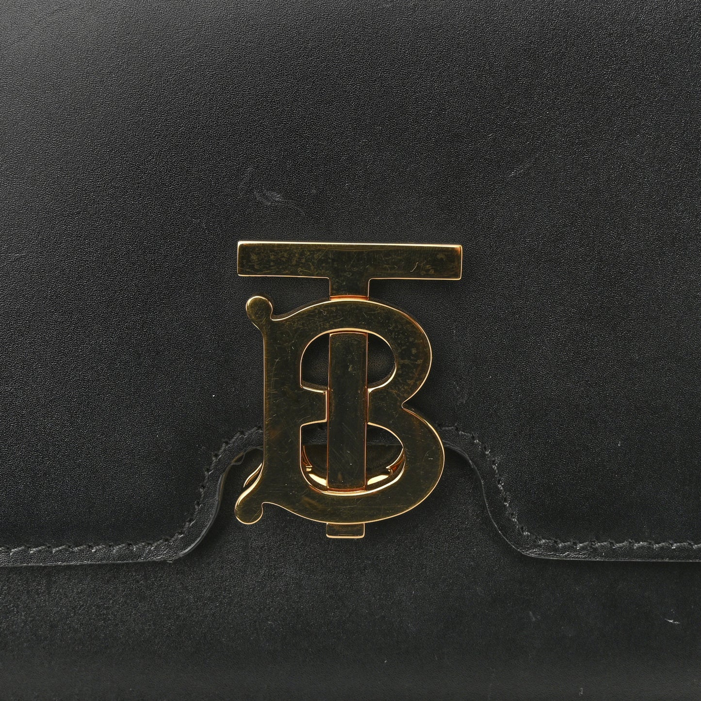 Calfskin Medium TB Bag Black
