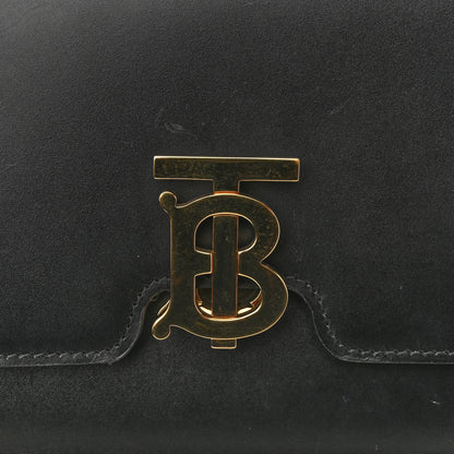 Burberry Calfskin Medium TB Bag Black 12 of 15