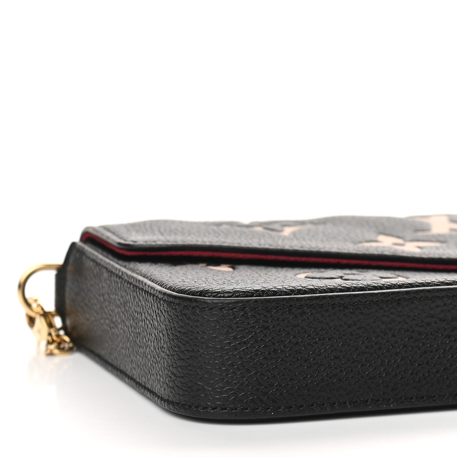 Louis Vuitton Empreinte Monogram Giant Felicie Pochette Black Beige 8 of 9