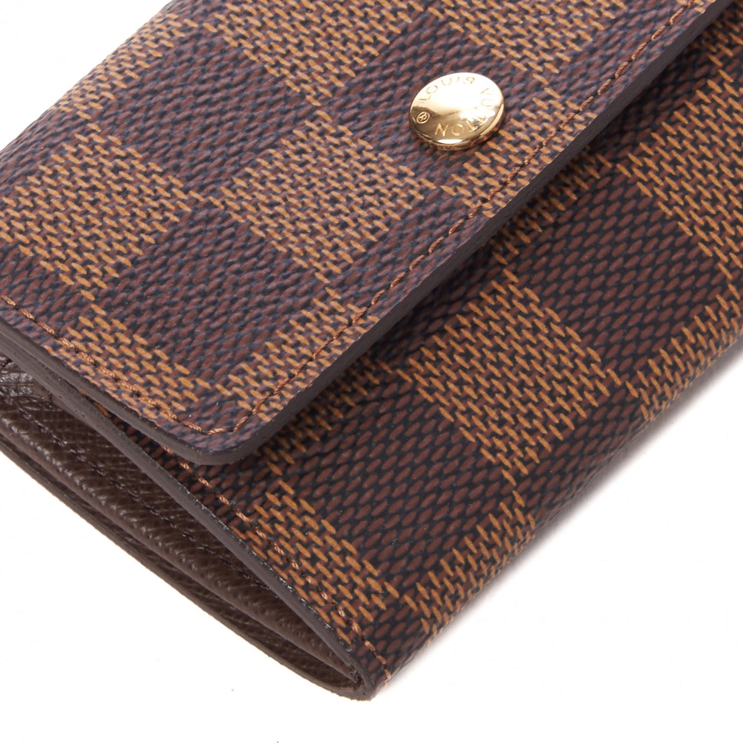 Damier Ebene Porte-Monnaie Plat Coin Purse