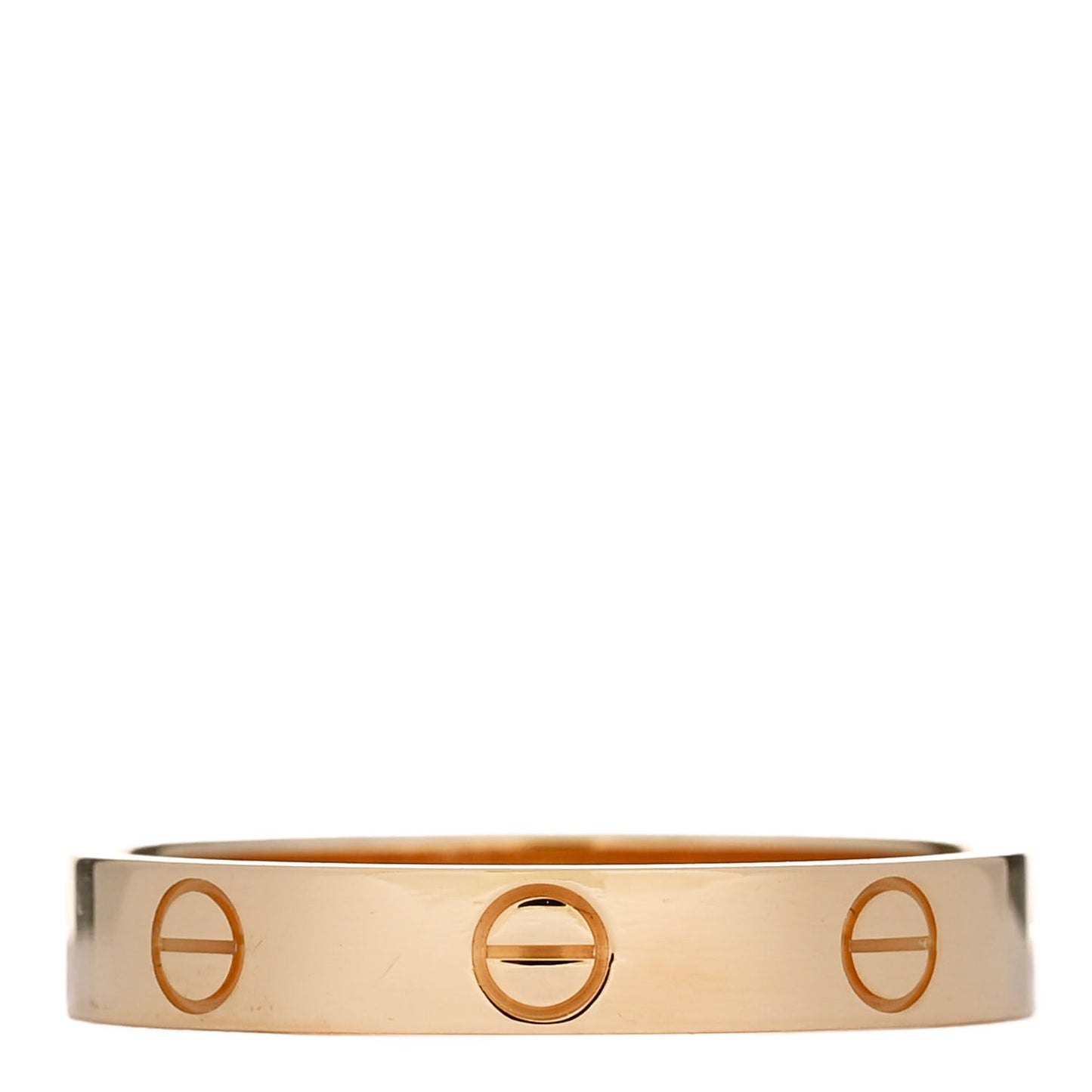 18K Yellow Gold 3.5mm LOVE Wedding Band Ring 59 8.75