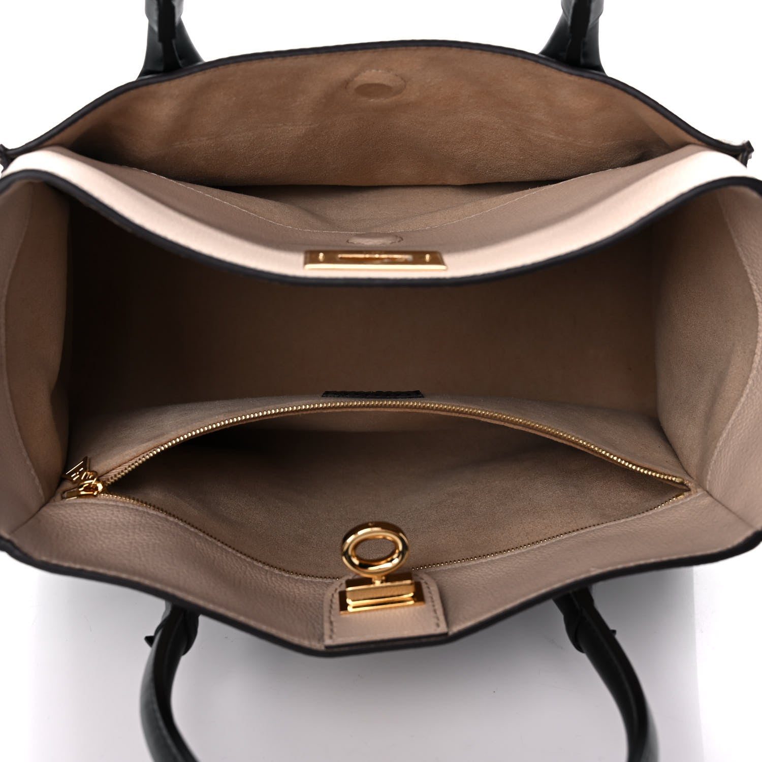 Louis Vuitton Calfskin Monogram On My Side MM Laurier Green Toffee Latte Beige 5 of 10
