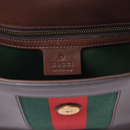 Gucci Tuscany Lux Calfskin Web GG Marmont Shoulder Bag Fondent 7 of 13