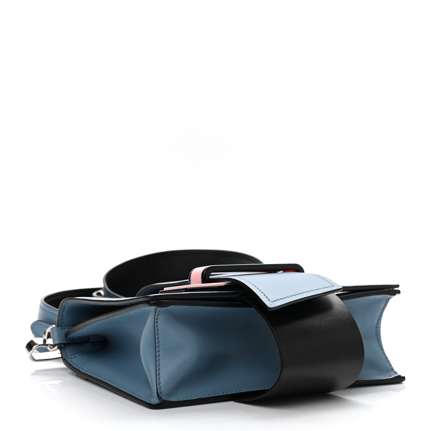 Prada City Calf Plex Ribbon Bag Astrale Rosa 4 of 11