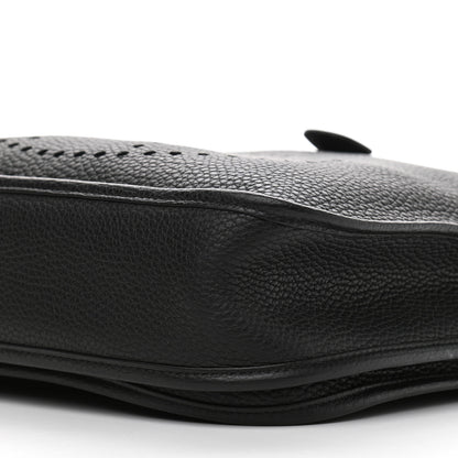 Hermes Taurillon Clemence Evelyne III PM Black 10 of 11