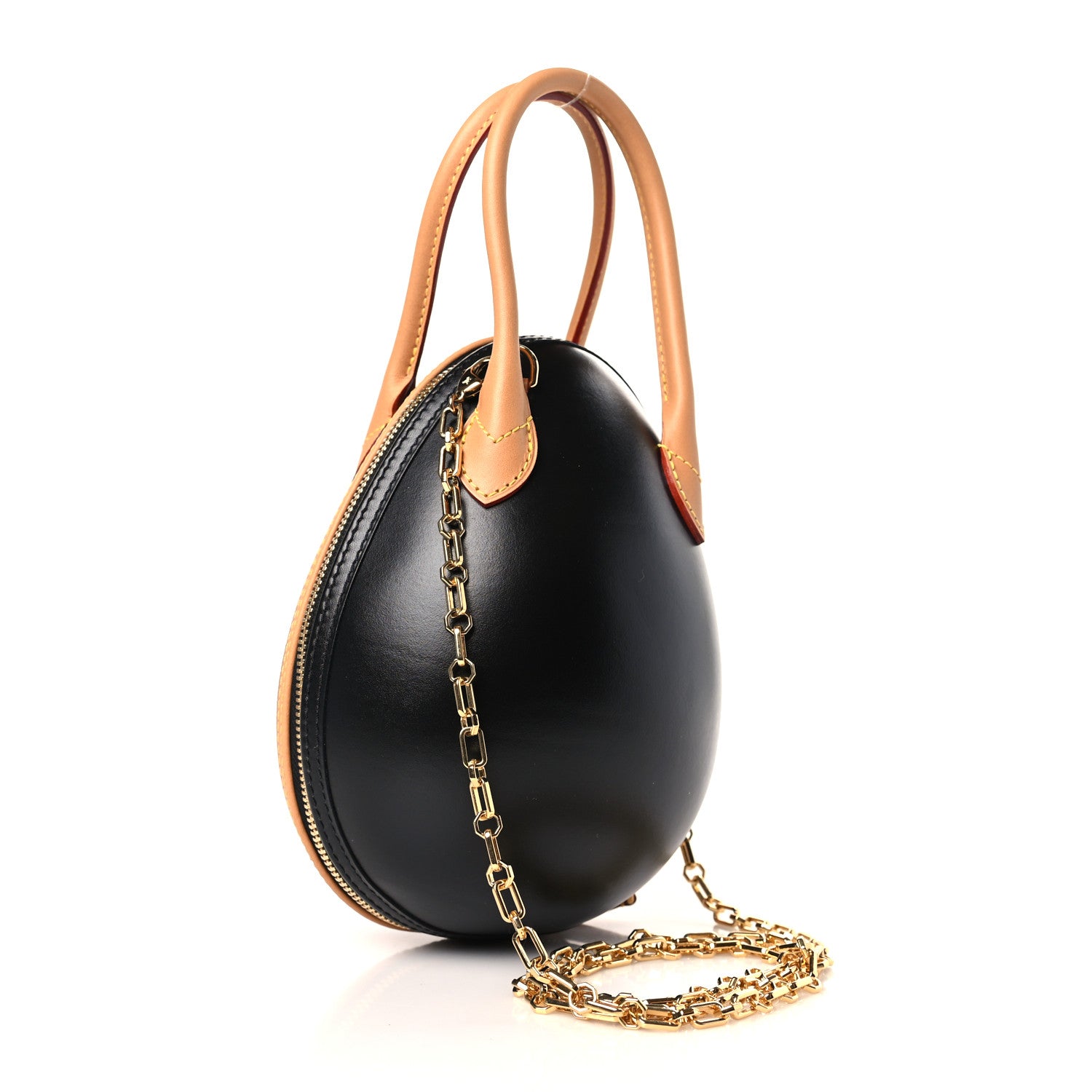 Louis Vuitton Monogram Egg Bag Black 3 of 8