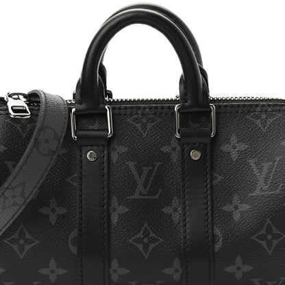 Louis Vuitton Reverse Monogram Eclipse Keepall XS Black 7 of 10