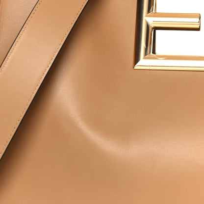 Fendi Vitello King Medium Fendi Way Tote Miele Scuro 8 of 15