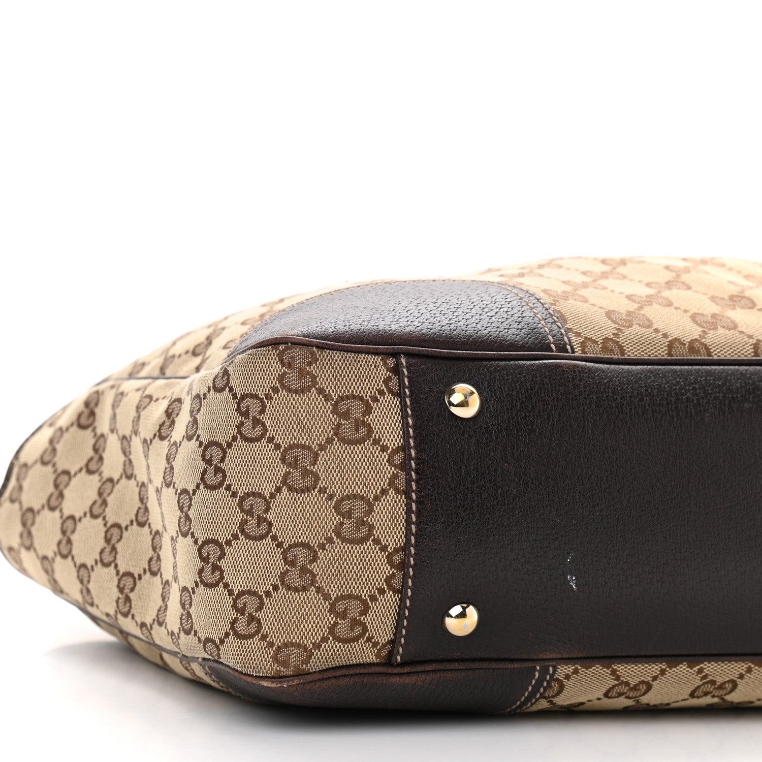 Gucci Monogram Medium Princy Tote Dark Brown 9 of 15