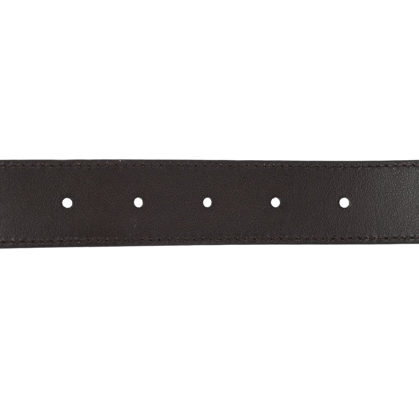 Moon Calfskin Double G 30mm Belt 90 36 Dark Cocoa