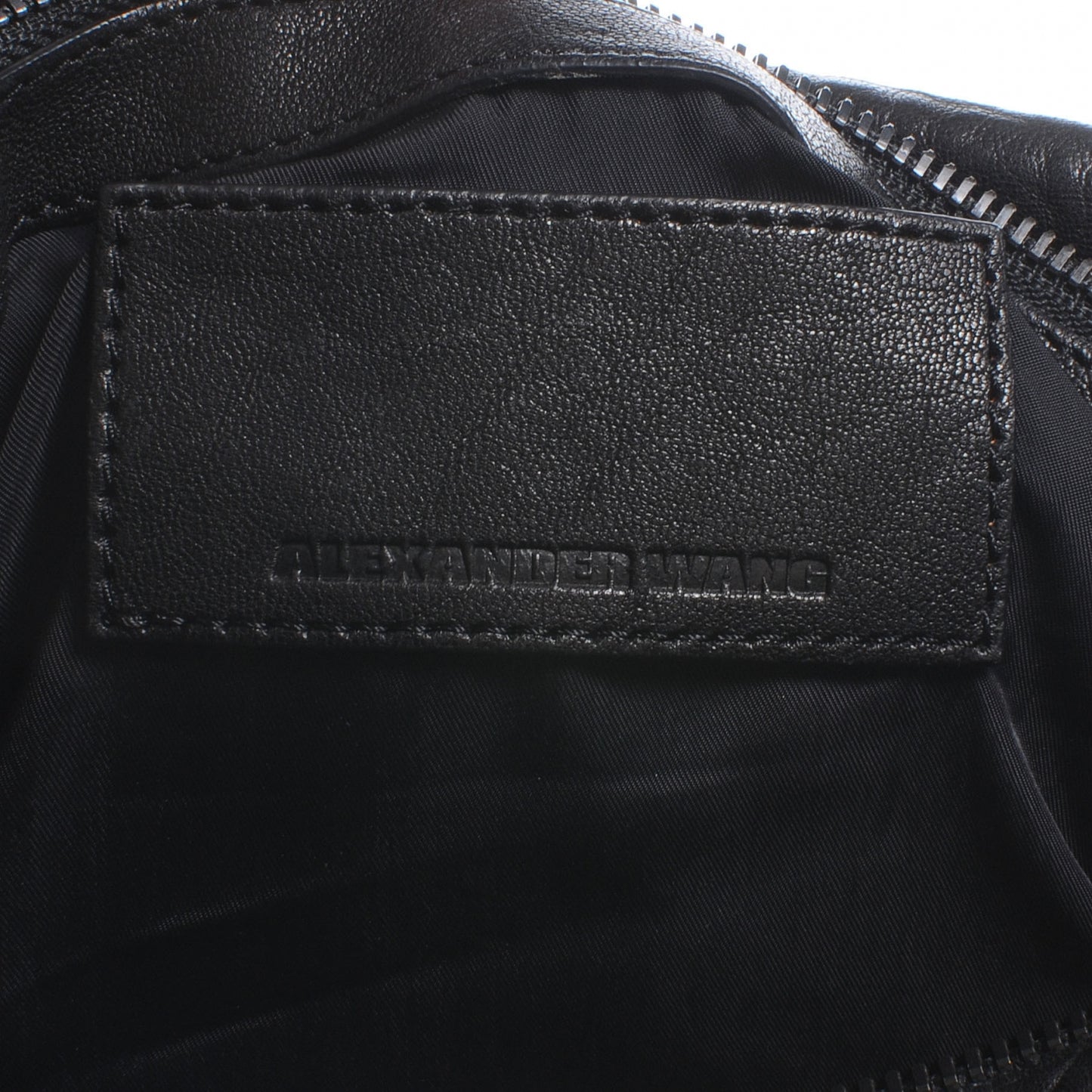 Leather Rocco Black W Black Hardware