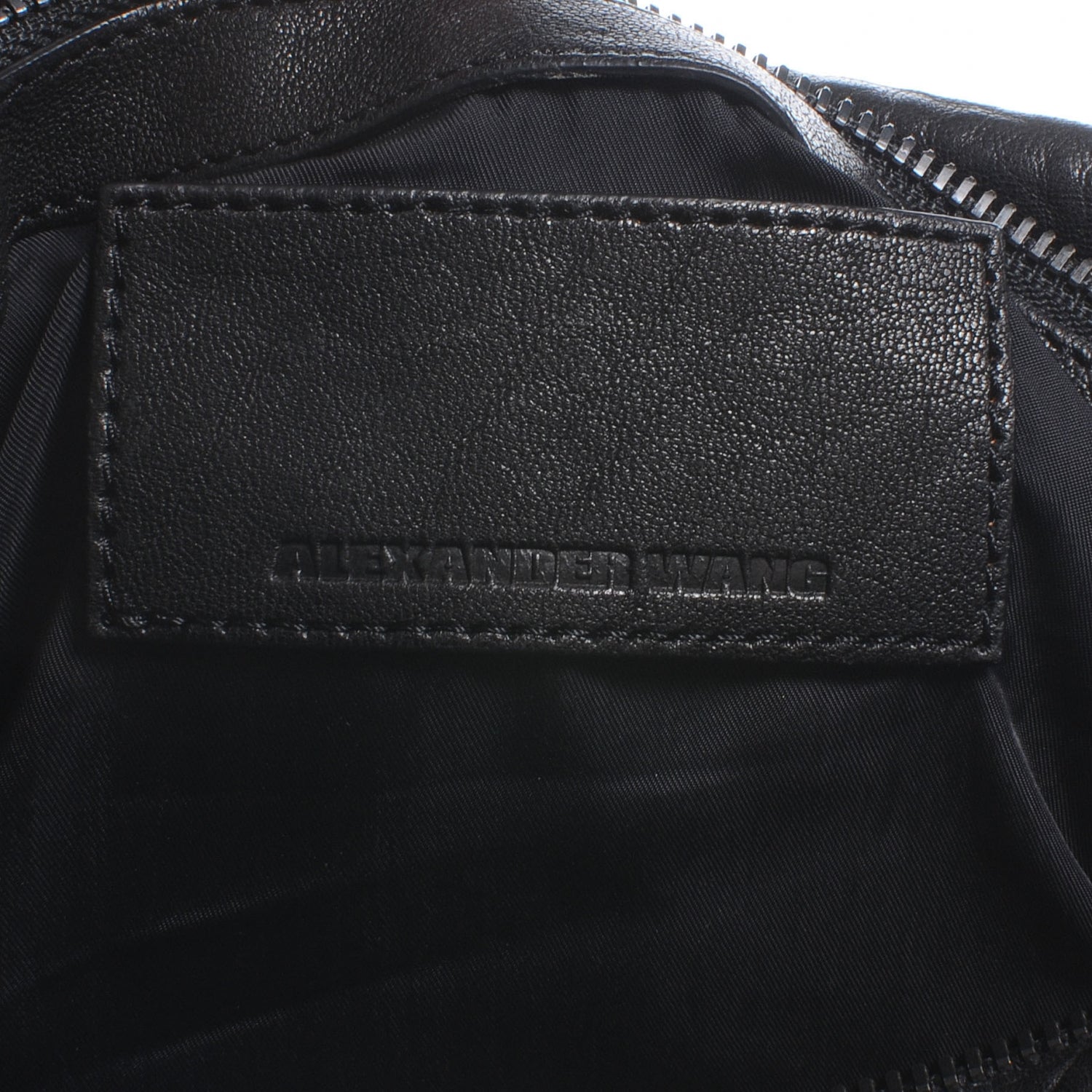 Alexander Wang Leather Rocco Black W Black Hardware 6 of 6