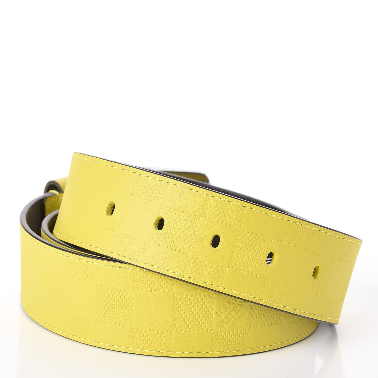 Damier Infini Calfskin 40mm Belt 100 40 Vert Acide