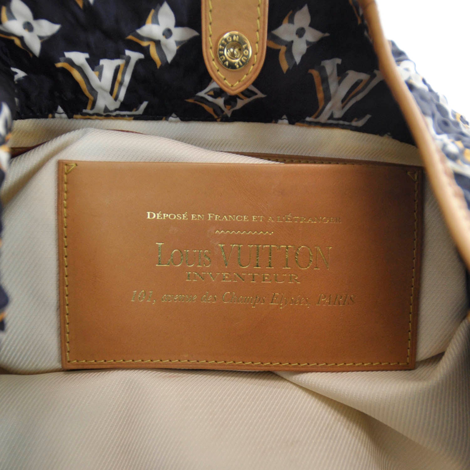 Louis Vuitton Canvas Monogram Cruise Bulles MM Navy 8 of 10