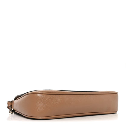 Gucci Pebbled Calfskin Medium Soho Flap Crossbody Camelia 3 of 9