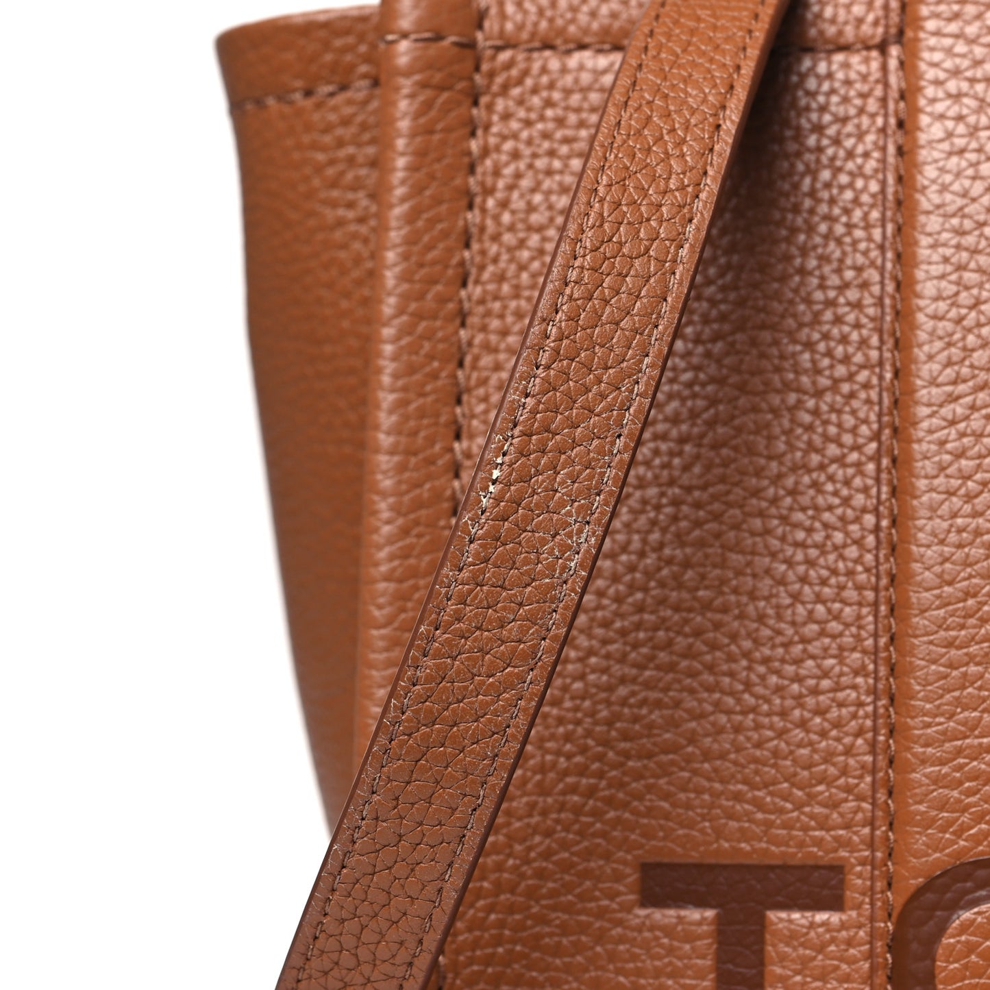 Grained Calfskin Medium The Tote Bag Argan Oil