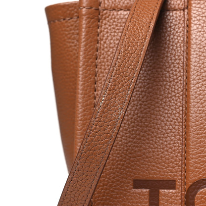 Marc Jacobs Grained Calfskin Medium The Tote Bag Argan Oil 3 of 10