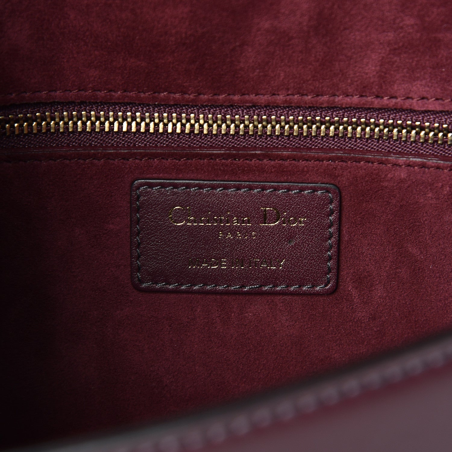 Christian Dior Calfskin Large Dioraddict Flap Bag Deep Amaranth 6 of 9