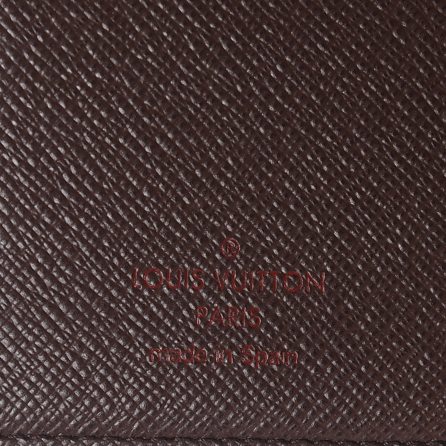 Damier Ebene Small Ring Agenda Cover
