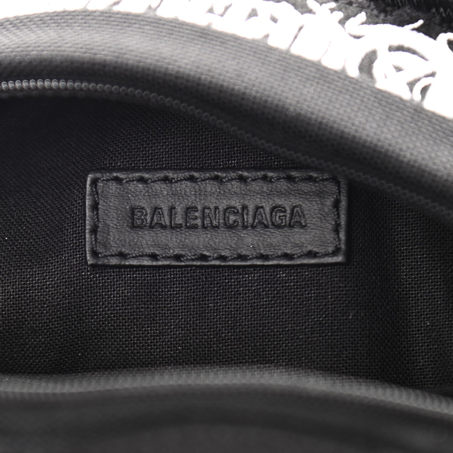 Balenciaga Recycled Casual Nylon Patches Mini Explorer Crossbody Backpack Black 6 of 10