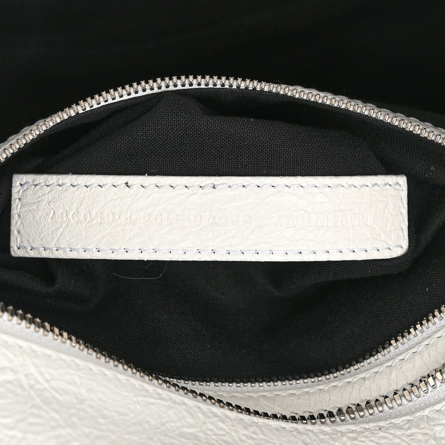 Agneau Arena Small Neo Cagole City Handbag Optic White