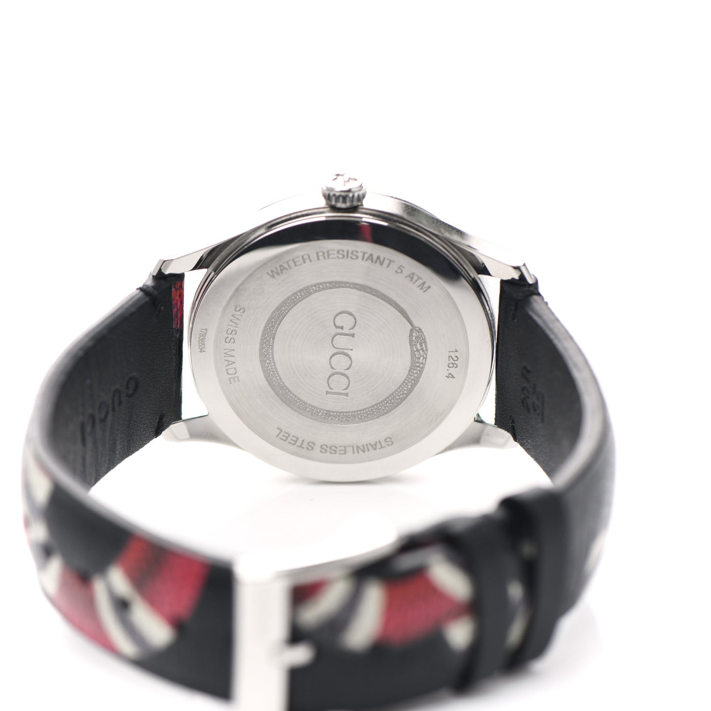 Stainless Steel Calfskin 38mm Le Marche Des Merveilles Snake Quartz Watch Black