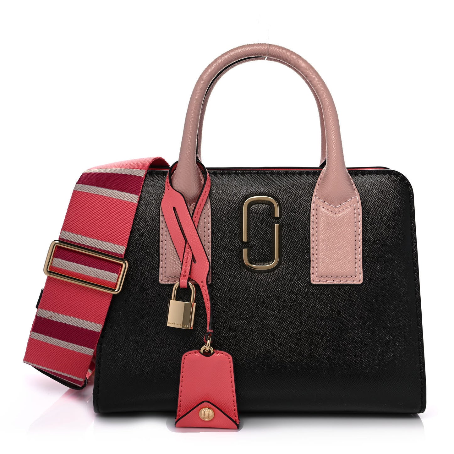 Saffiano Little Big Shot Tote Black Gazelle