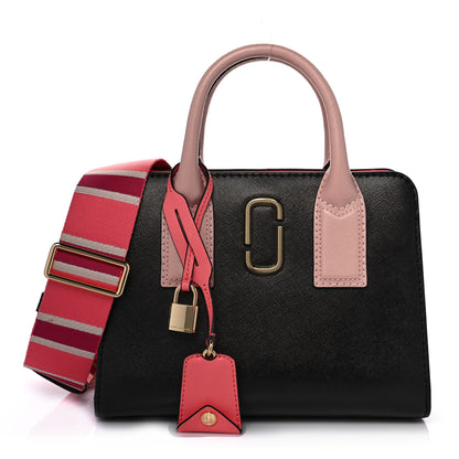 Marc Jacobs Saffiano Little Big Shot Tote Black Gazelle 1 of 10