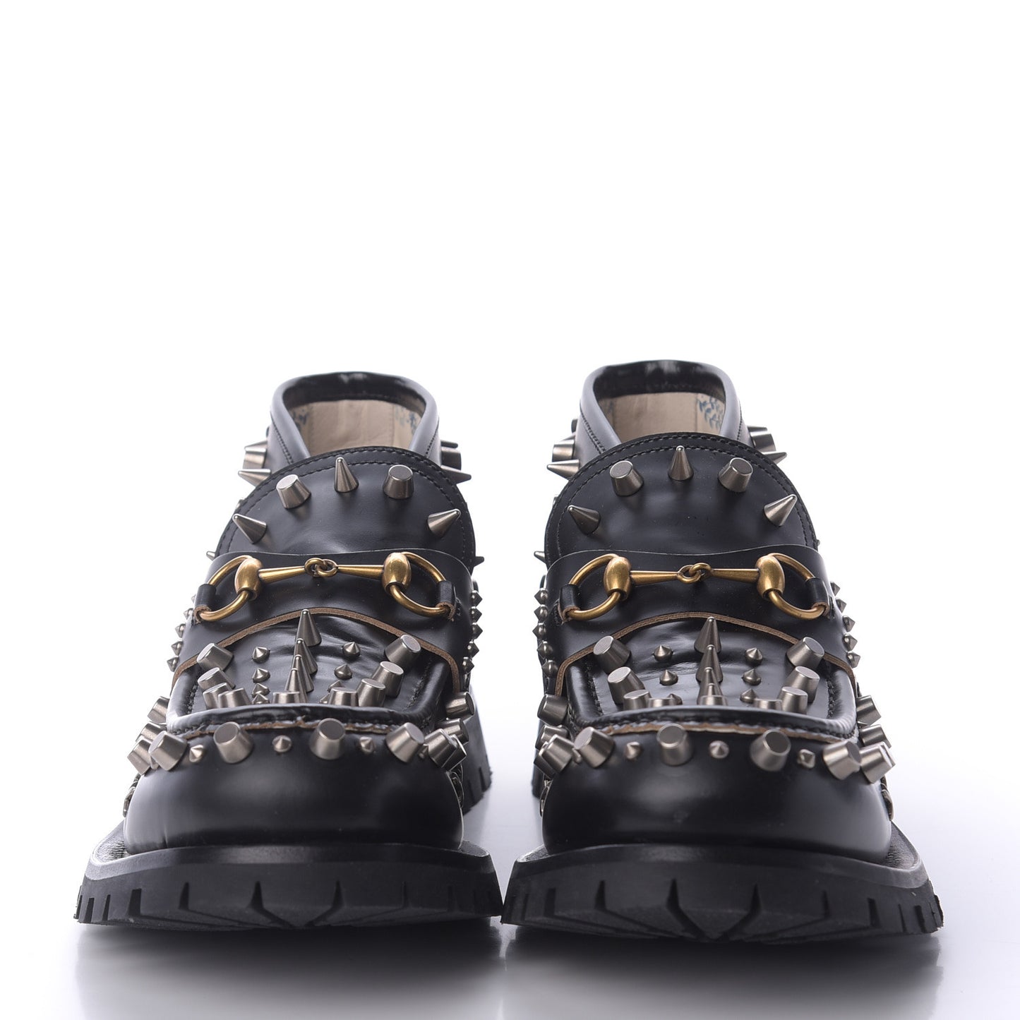Cordovan Lux Studded Mens Harald Horsebit Ankle Boots 10 Black