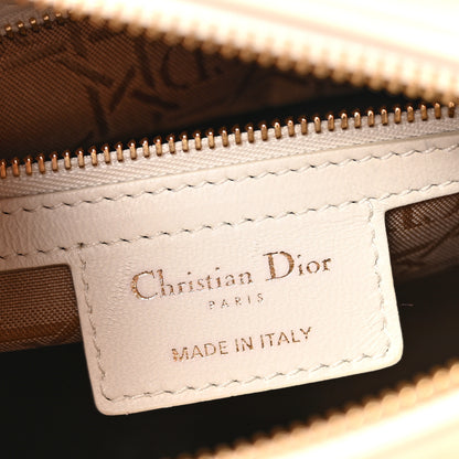 Christian Dior Lambskin Cannage Medium Lady Dior White 6 of 10