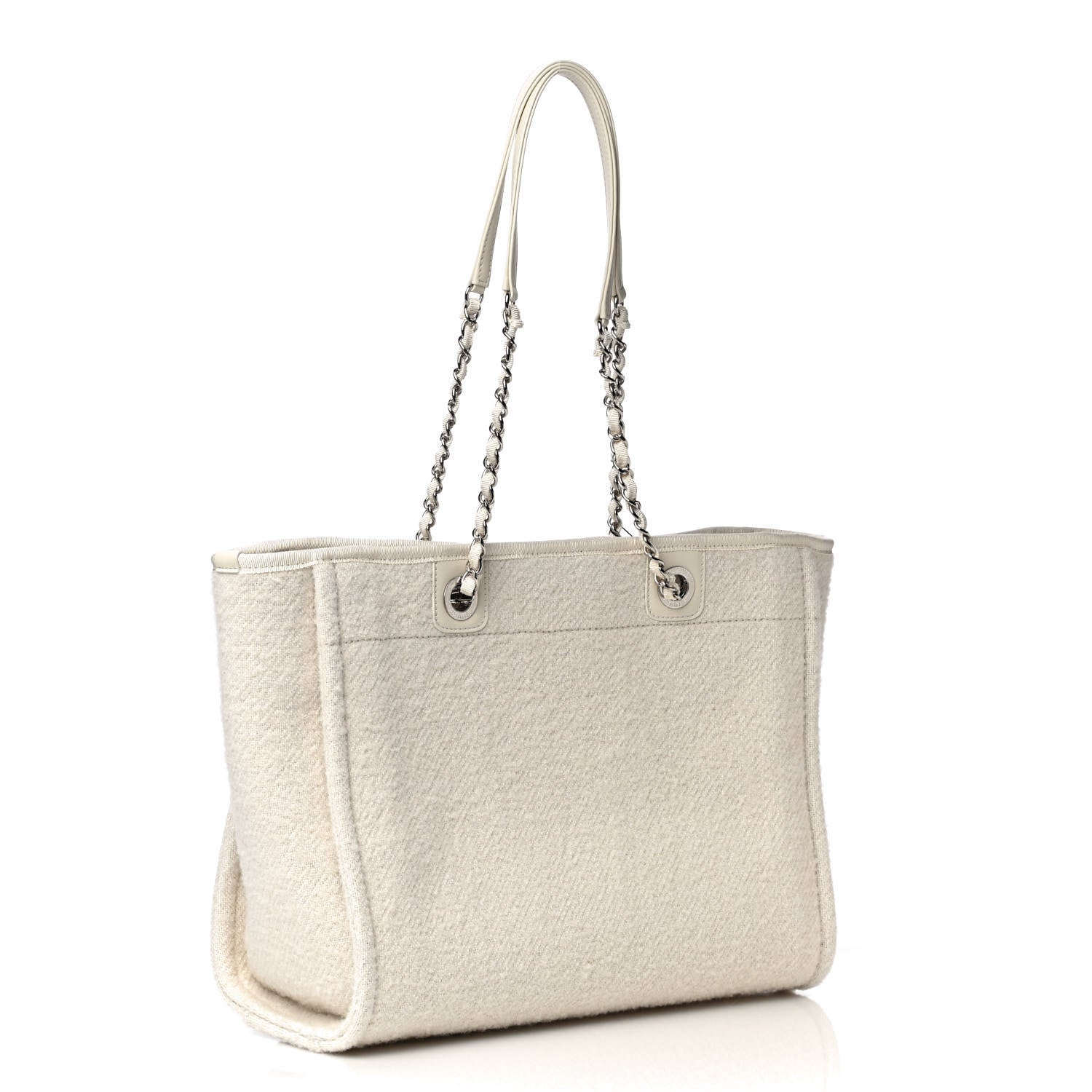 Chanel Mixed Fibers Small Deauville Tote Ecru 2 of 11