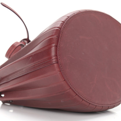 Mansur Gavriel Vegetable Tanned Calfskin Pleated Mini Bucket Bag Borbo 9 of 10