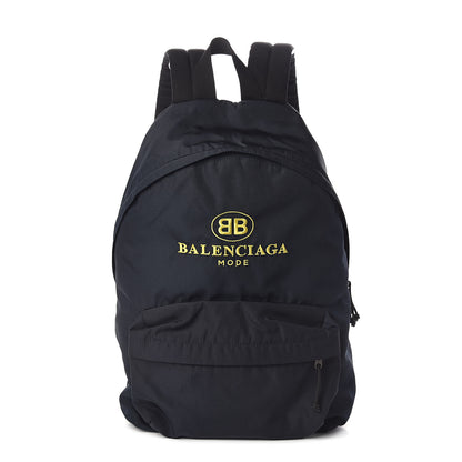 Balenciaga Nylon BB Mide Explorer Backpack Navy Yellow 1 of 10