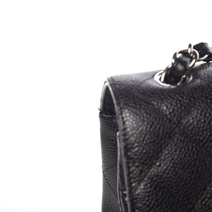 Chanel Caviar Quilted Jumbo Double Flap Black 10 of 13