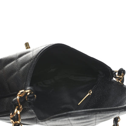 Chanel Caviar Quilted Flap Shoulder Bag Black 5 of 8