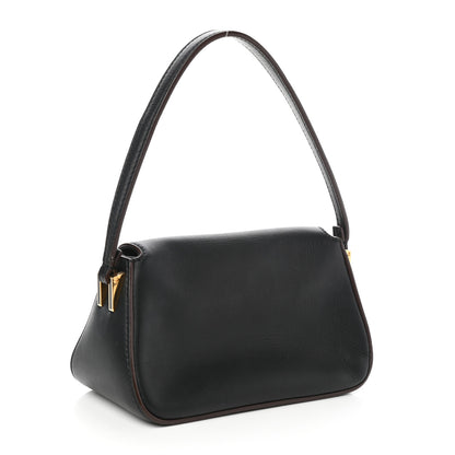 Fendi Vitello Flamingo Enamel Mini Mama Baguette Black 3 of 9