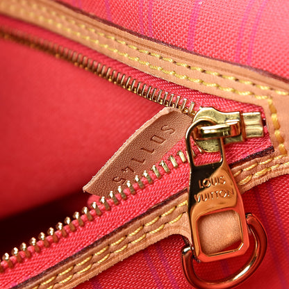 Louis Vuitton Damier Azur Delightful PM Pink 7 of 13