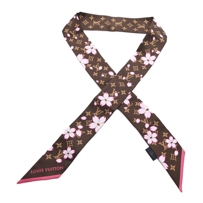 Louis Vuitton LV X TM Silk Monogram Cherry Blossom BB Bandeau Tan 1 of 3