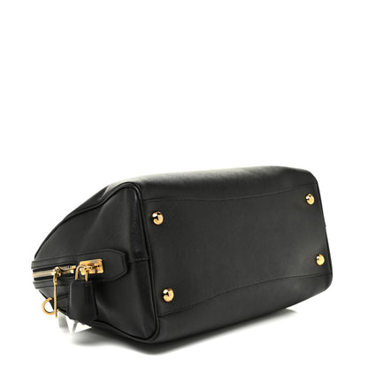 Prada Saffiano Lux Bowler Black 4 of 14