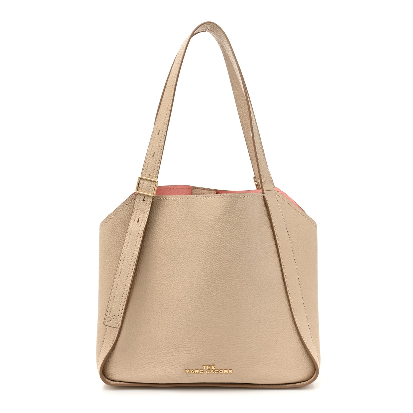 Grained Calfskin The Director Tote Beige