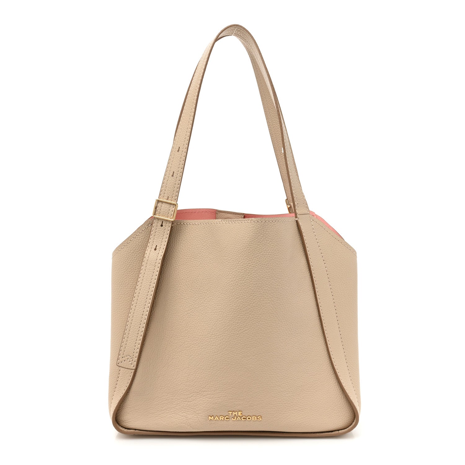 Marc Jacobs Grained Calfskin The Director Tote Beige 1 of 15
