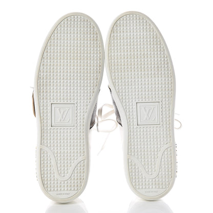 Louis Vuitton Calfskin Monogram Frontrow Sneakers 38 White 5 of 15