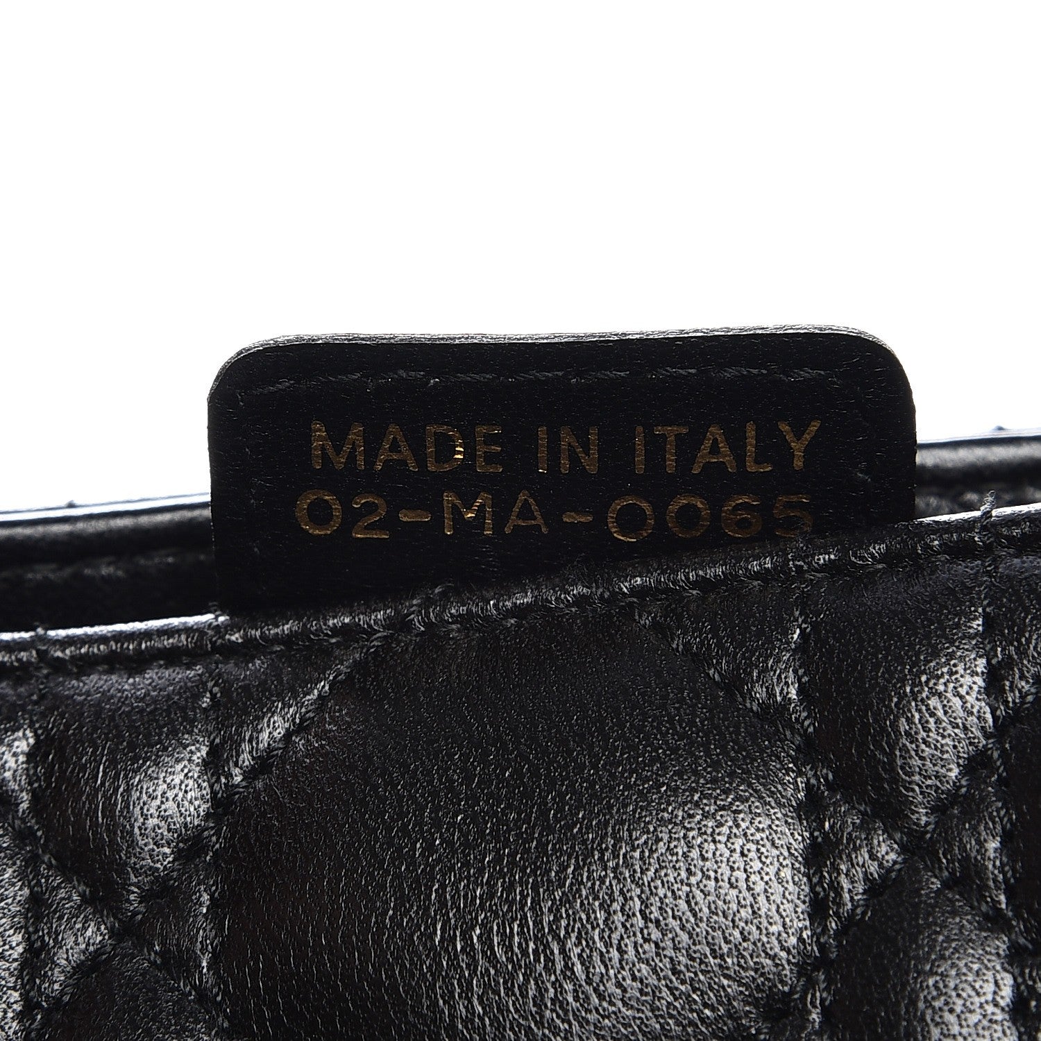 Christian Dior Lambskin Cannage Medium Lady Dior Black 8 of 10